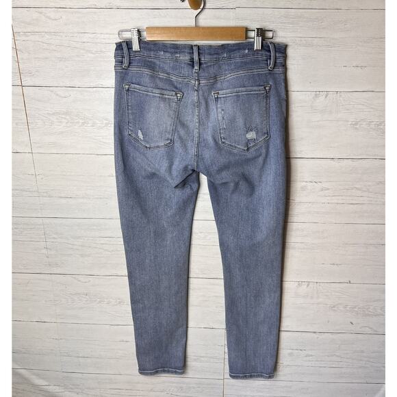 Frame Jeans Womens Size 29 Alemany Grind Light Washed Skinny Cotton Blend - Picture 11 of 16
